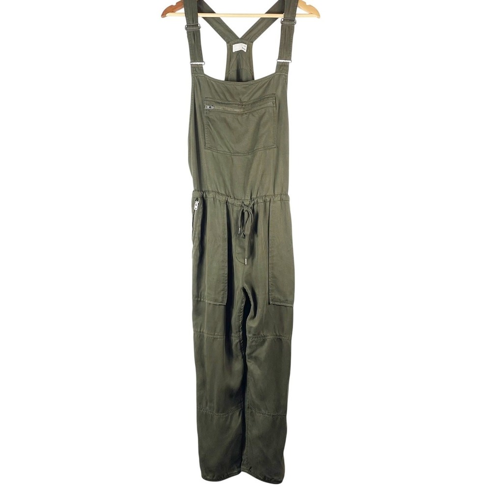 Aritzia Wilfred Free Women's Olive Army Green Overalls Jumpsuit Size Small GUC